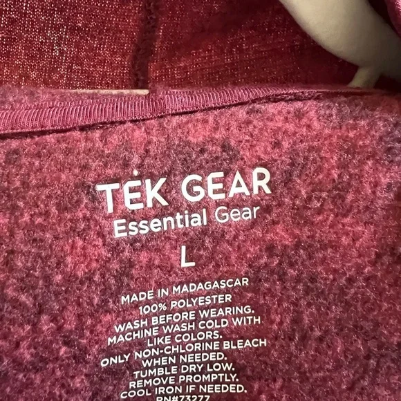 Women’s Tek Gear Essential Gear light athletic sweatshirt, Large - Picture 4 of 16